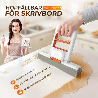 🧹✨Mini bärbar självvridande mopp