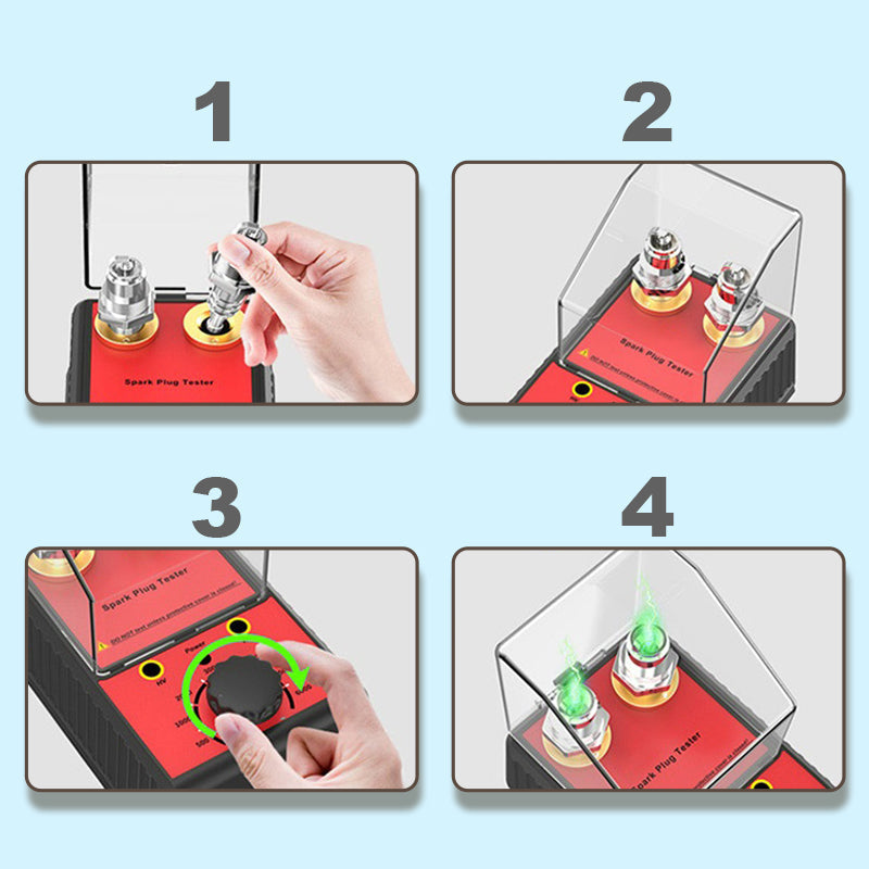 🔥populär produkt🔥Tändstiftstestare med dubbla testhål