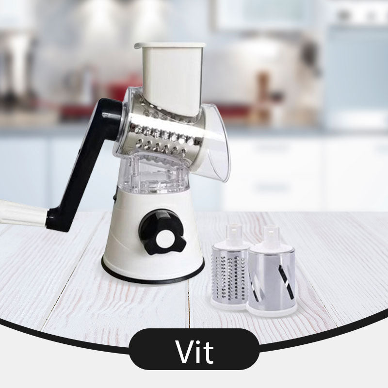 🥕Limiterad tid till halva priset-3 i 1 roterande osthyvel grönsaksrivare