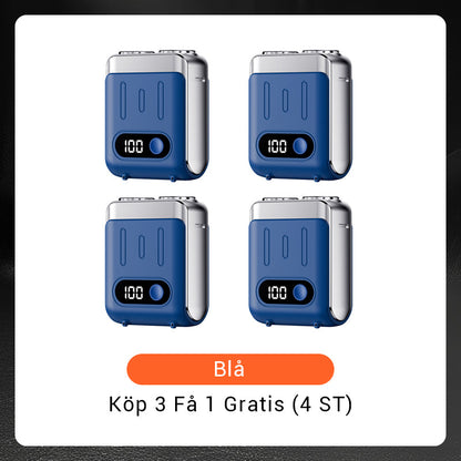 🔥Ny uppgradering🔥Bärbar Mini Roterande Elektrisk Rakapparat för Män