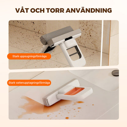 🧹✨Mini bärbar självvridande mopp