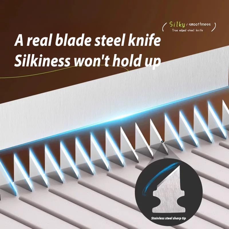 🎉4-i-1 grönsaksskärare och rivjärn🥗  Dual-Guard handskydd med 4 vassa blad🔪