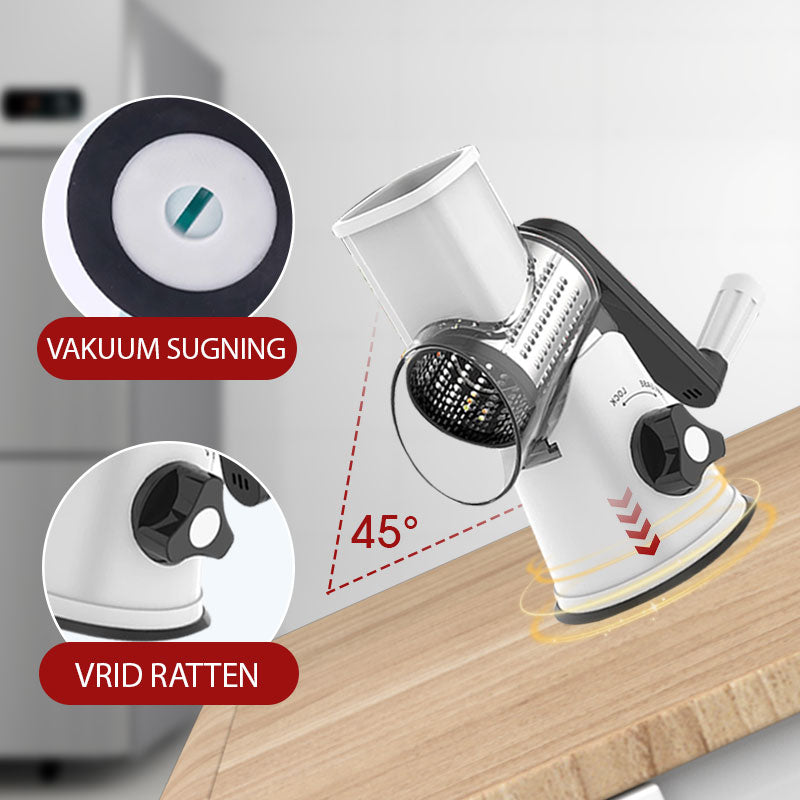 🥕Limiterad tid till halva priset-3 i 1 roterande osthyvel grönsaksrivare