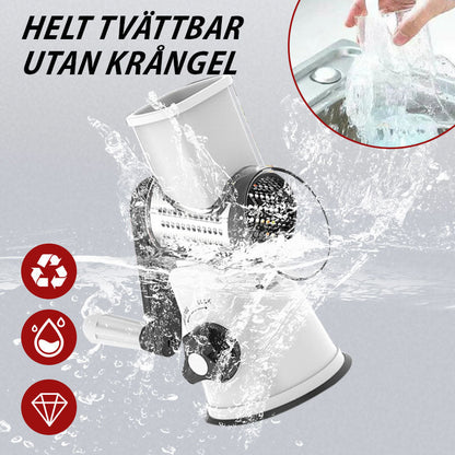 🥕Limiterad tid till halva priset-3 i 1 roterande osthyvel grönsaksrivare