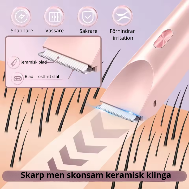 ZilkyShave - Rakapparat för proffsigt resultat och len hud varje gång