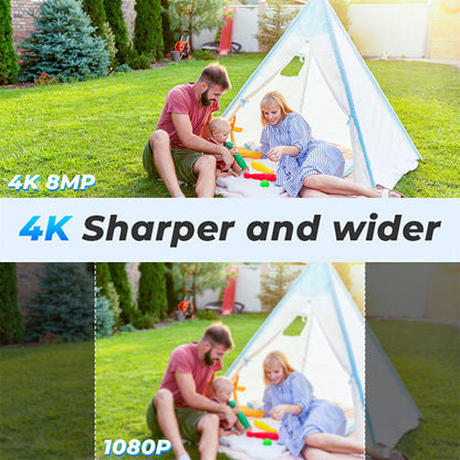 🔥Nya kampanjer - 50% procents rabatt🔥HD-övervakningskamera med dubbla linser och automatisk spårning