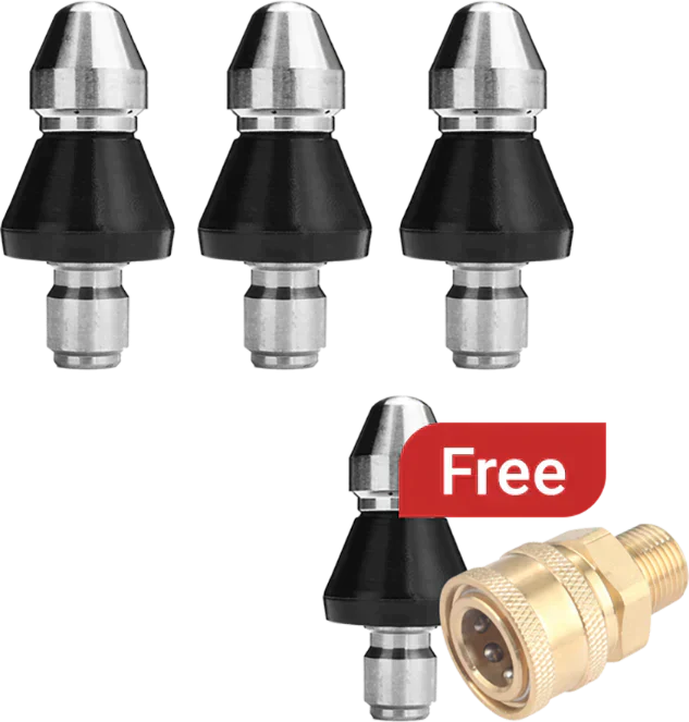 Avloppsrengöringsverktyg Högtrycksmunstycke