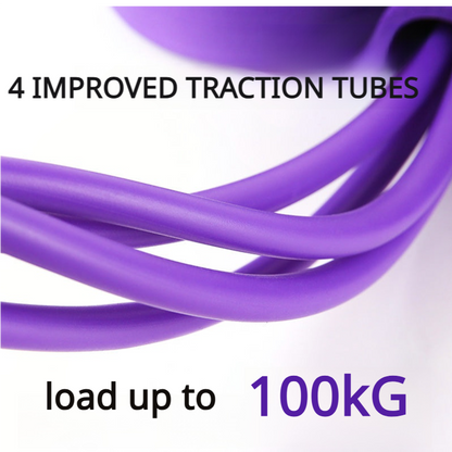 ✨2025 Het rea🔥32 Fitnessmotståndsband - 4 Rör Pedaler Fotledsavdragare