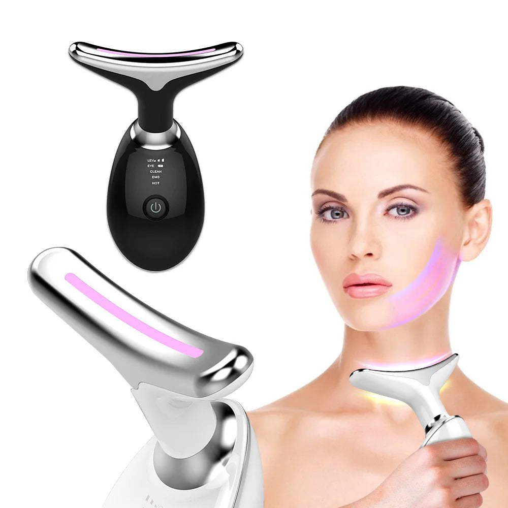 EMS Facial Massager LED Light Therapy