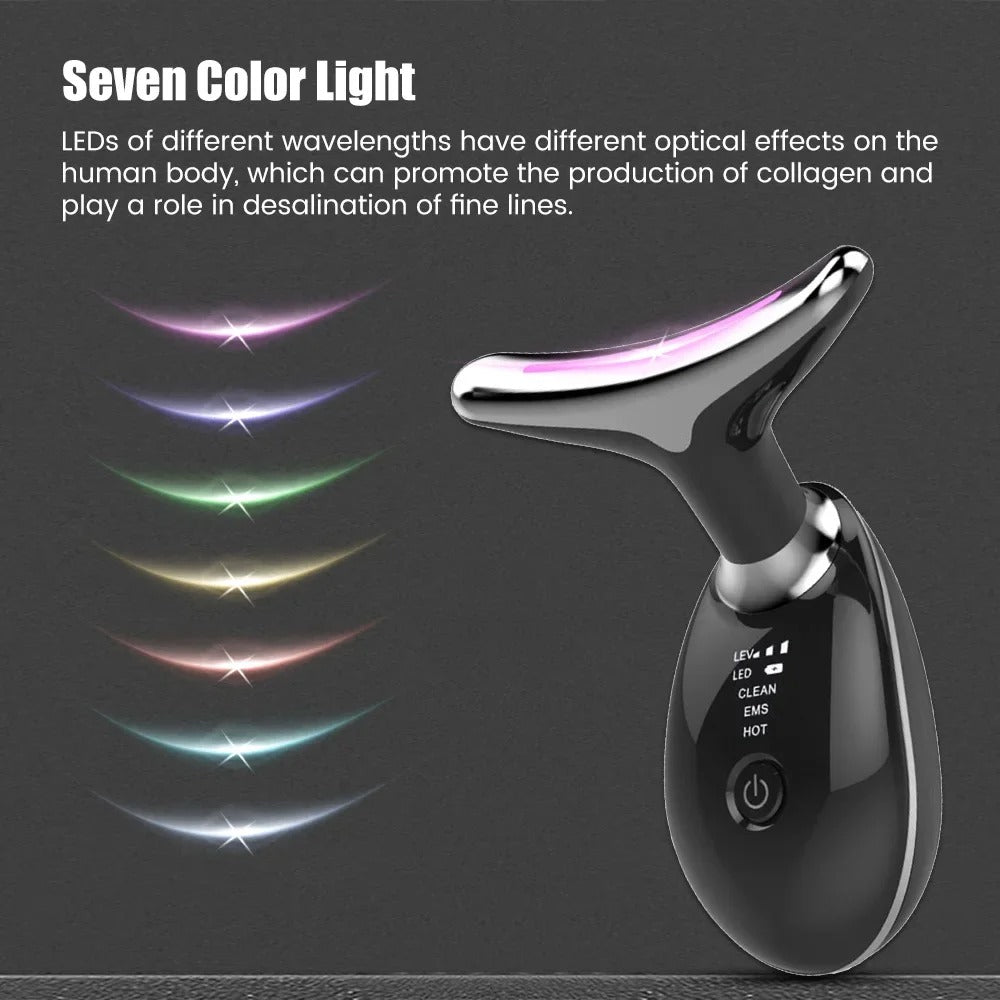 EMS Facial Massager LED Light Therapy