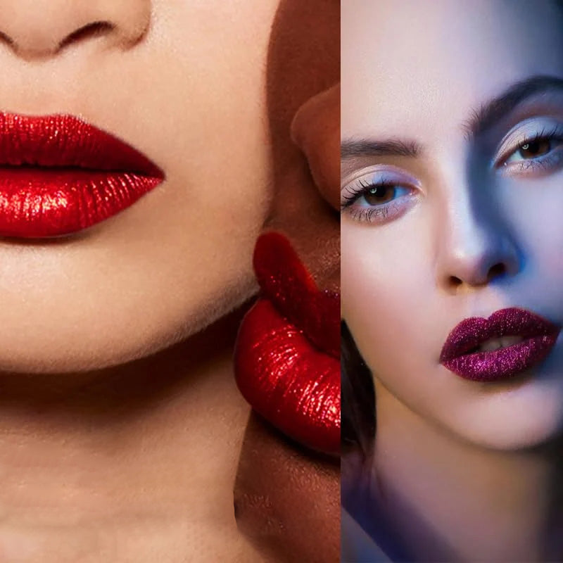 🔥Metallic Liquid Diamond Glitter läppstift