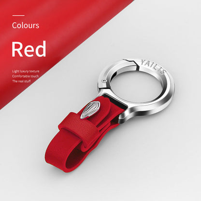 Lyxig Läder Bilnyckelring