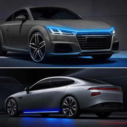 🔥【Dynamisk skanning HoodBeam-kit】- 50% OFF! Lys upp din omgivning med hypnotiska, mjuka skanningseffekter! ✨🚗