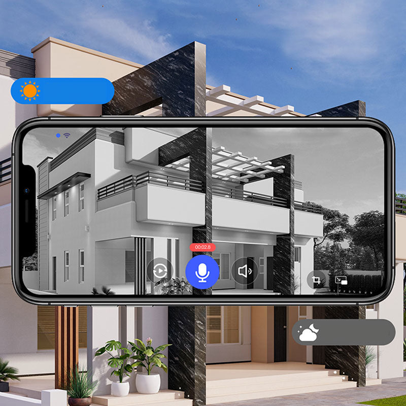 Smart Hem Trådlös HD Videodörrklocka och Klocka