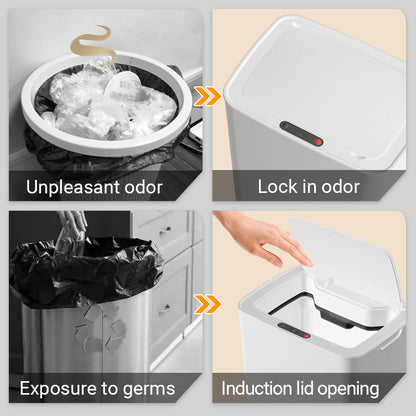 🔥🔥2024 Ny Hot Sale- Intelligent Sensor papperskorg med lock