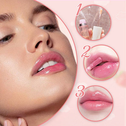 Färgskiftande återfuktande plumpande läppolja