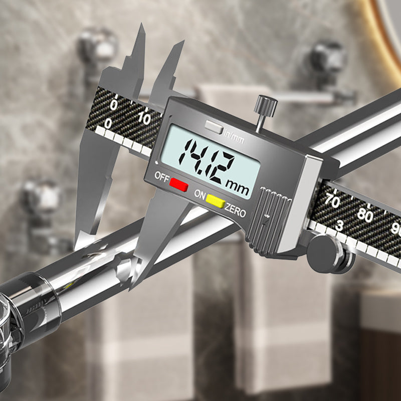 🛁 Light Luxury No-Punch – infällbar handdukshängare med sugkopp✨