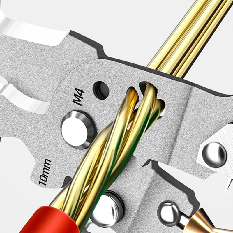 🔧FÄRDIG MED 5 VERKTYG🔥Elektrisk Mät-tång – Mäter spänning + klipper + bänder i EN!