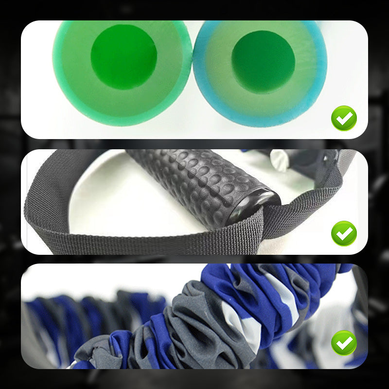 🏋️‍2025 ny modell💪Naturlatex 3-håls resistansbår (🔥50 % rabatt)