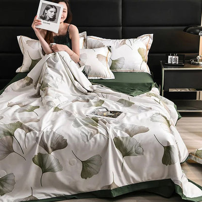 🌞Sommarrea - 50% rabatt🏆Floralt uppfriskande lakan (set om 4)