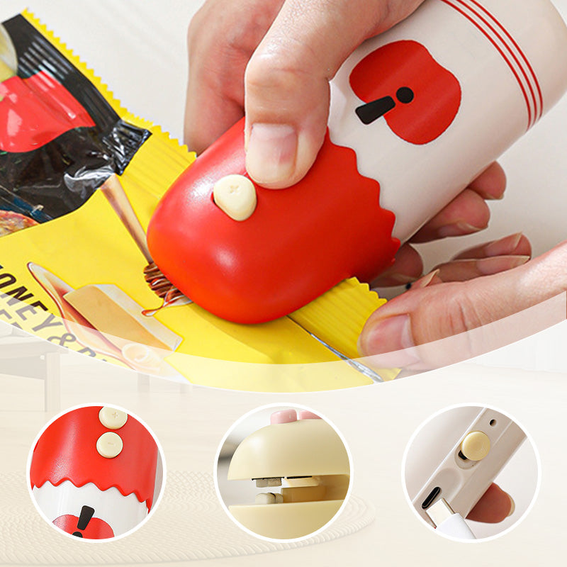 🔥Heta nyanlända🔥3-i-1 Mini Bag Sealer med försegling, påsöppning och vakuumutdragning