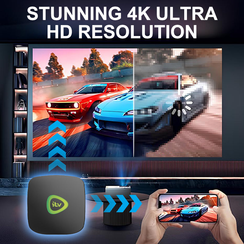 📺 "Uppgradera Din TV-Upplevelse! ✨ 4K Ultra HD Digitalbox – NU50% RABATT